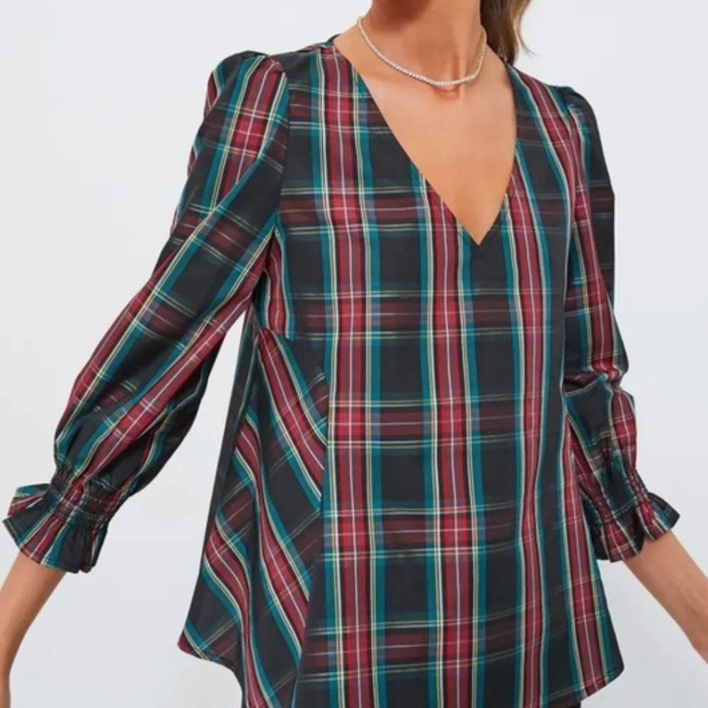 Highland Plaid Easton Blouse
